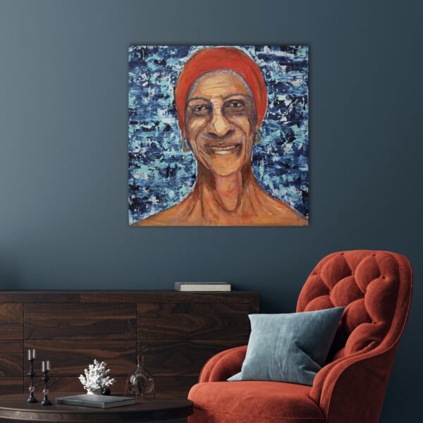 Young at Heart painting view in a room by Haleh Mashian