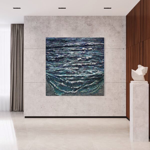 At Your Shore by Haleh Mashian view in a modern minimalist interior