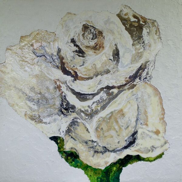 WHITE ROSE by Haleh Mashian