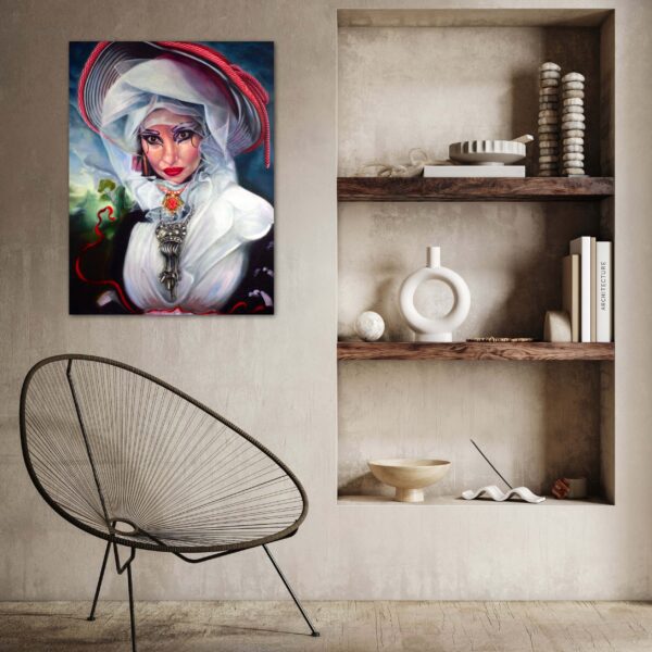 HRH Princess Julia by Georgina Clapham view in a room