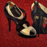 Painting of Fendi shoes by Haleh Mashian