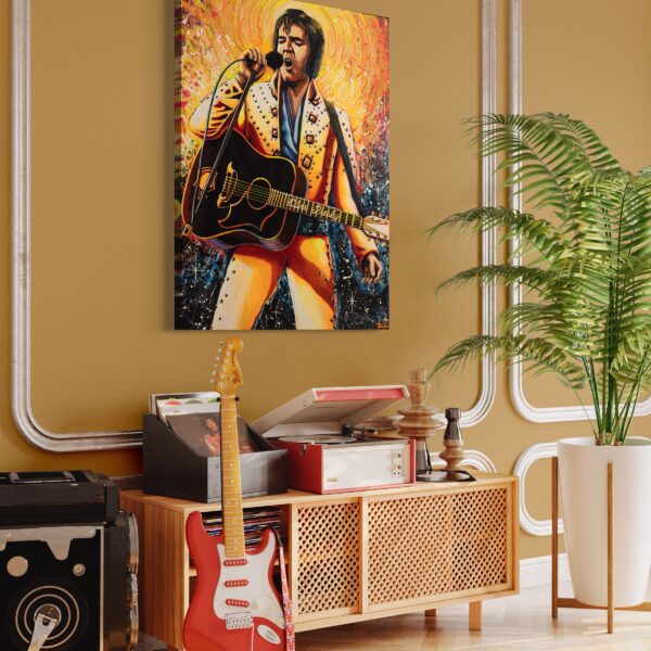 Trew Love Elvis artwork view in a room