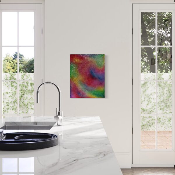 John Monn candy chrome painting view in a room