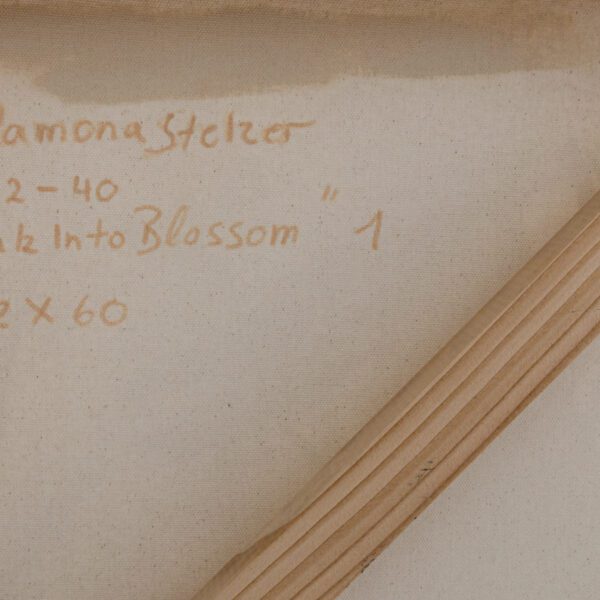 Break Into Blossom 1 Ramona Stelzer Back Signature