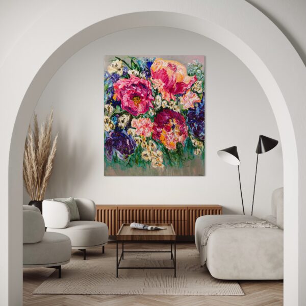 Ramona Stelzer Fragrance painting view in a room