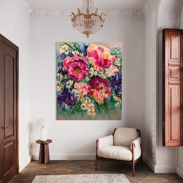 Ramona Stelzer Fragrance painting view in a room