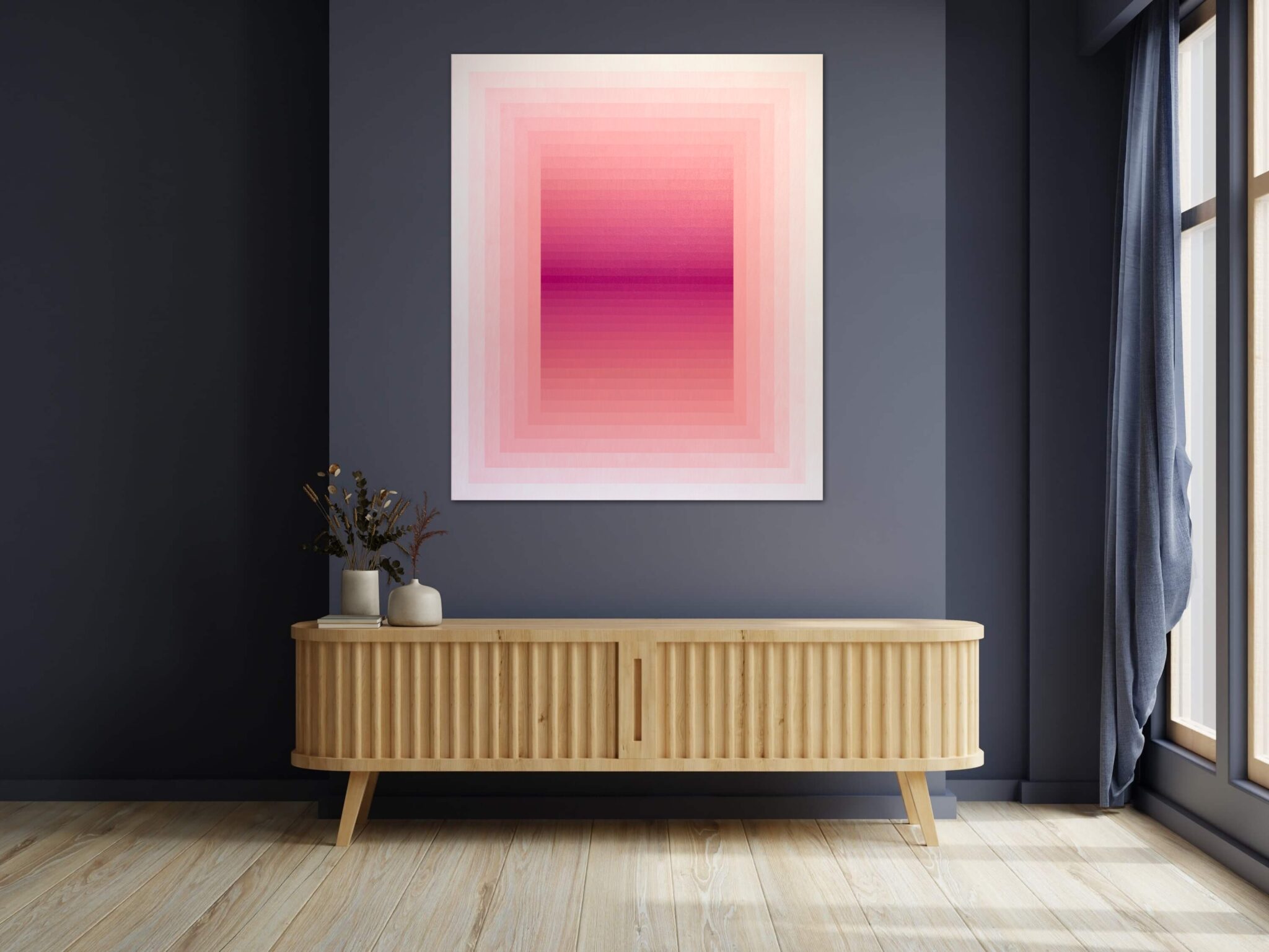 Andy Harwood magenta view in a room