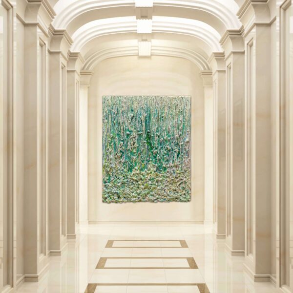 Cascading Oasis Haleh Mashian view in a room