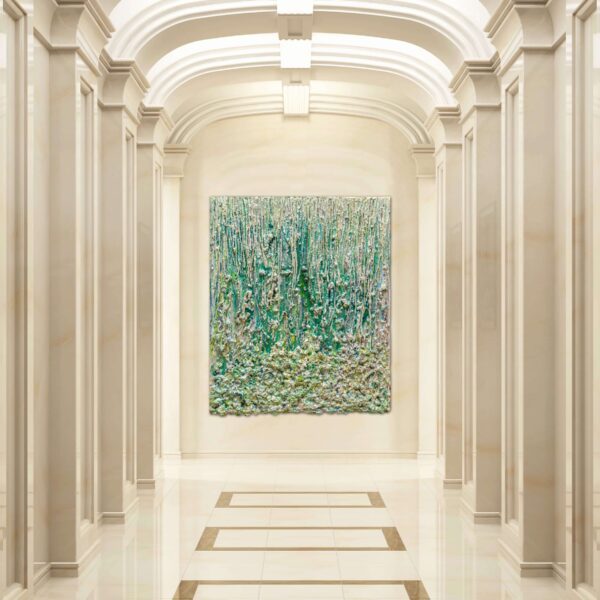 Cascading Oasis Haleh Mashian view in a room