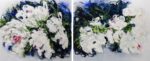 Break into Blossom 1 & 2 diptych floral artwork