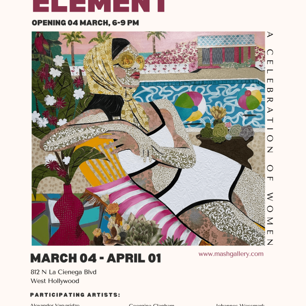 IN HER ELEMENT EXHIBITION FLYER