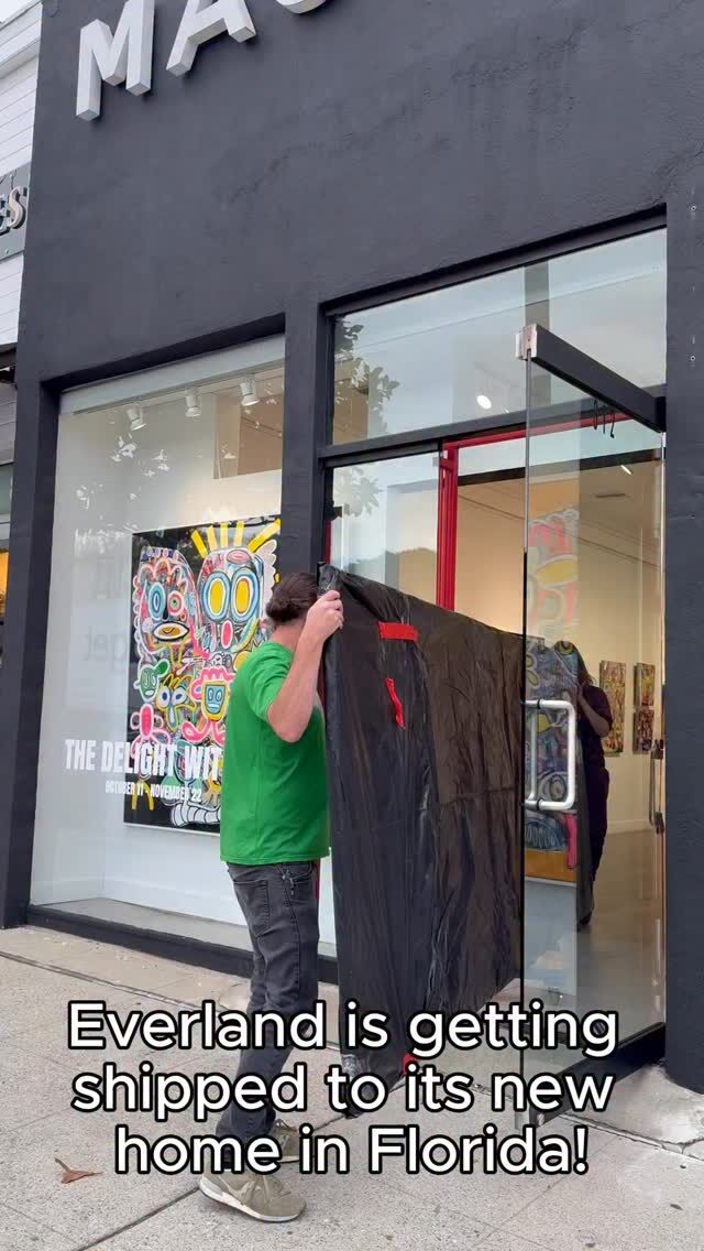 “Everland” is officially on its way to its new home in Fort Lauderdale! 🚛
A huge congratulations to artist Lisa Beth older for creating such a powerful, imaginative work—and to our wonderful collector who instantly recognized its magic.

From a spark of inspiration to installation on the wall, this journey is what makes collecting art unforgettable.
Thank you for supporting original contemporary art, visionary artists, and the creative journey.

#ContemporaryArt #ArtCollectors #ArtAdvisors #InteriorDesignArt #ArtForHomes #ModernArtCollectors #GalleryArt #MashGallery #ArtTransport #FortLauderdaleArt #LisaBethArt #ArtOnTheMove #ArtSold #Everland
#mashgallery #westhollywood #artcurator